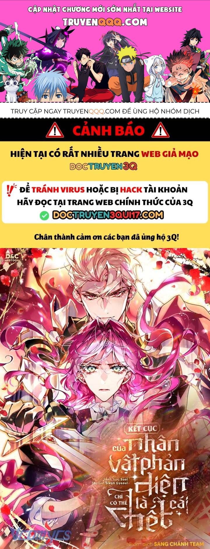 Kết Thúc Của Nhân Vật Phản Diện Chỉ Có Thể Là Cái Chết Chap 190 - Next Chap 191