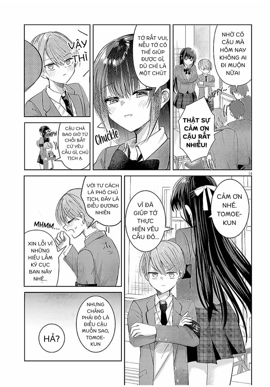 Kotowarenai Kaichou Wa Tomoe-Kun Ni Dake Shite Agetai Chap 1 - Next Chap 2