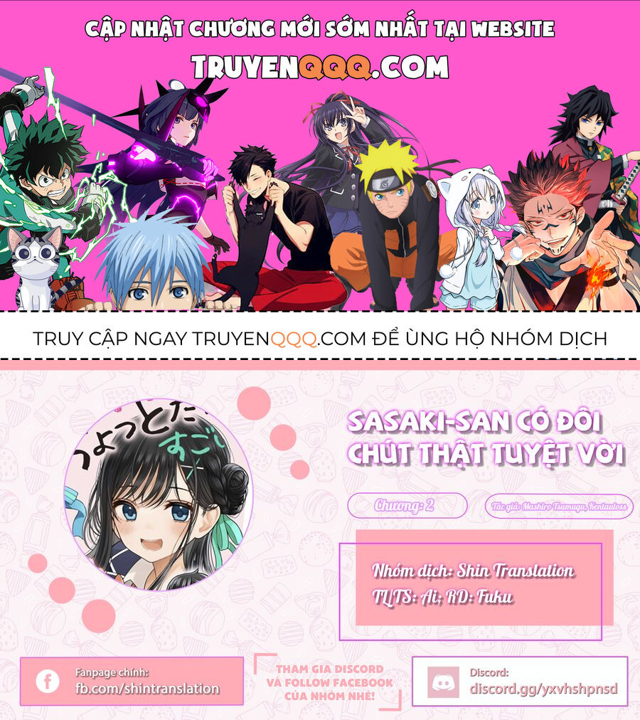 Sasaki-San Có Đôi Chút Thật Tuyệt Vời Chap 2 - Next Chap 3