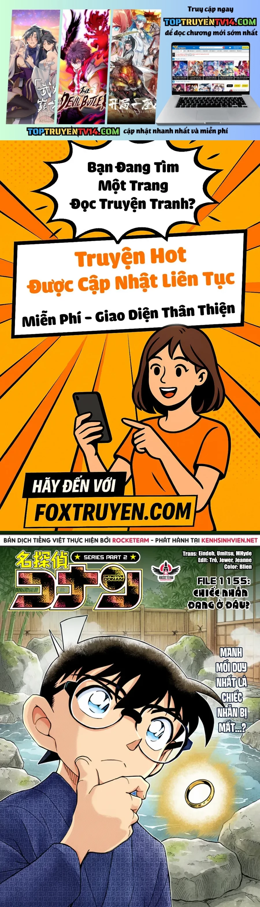 Thám Tử Conan Chap 1155 - Next Chap 1156