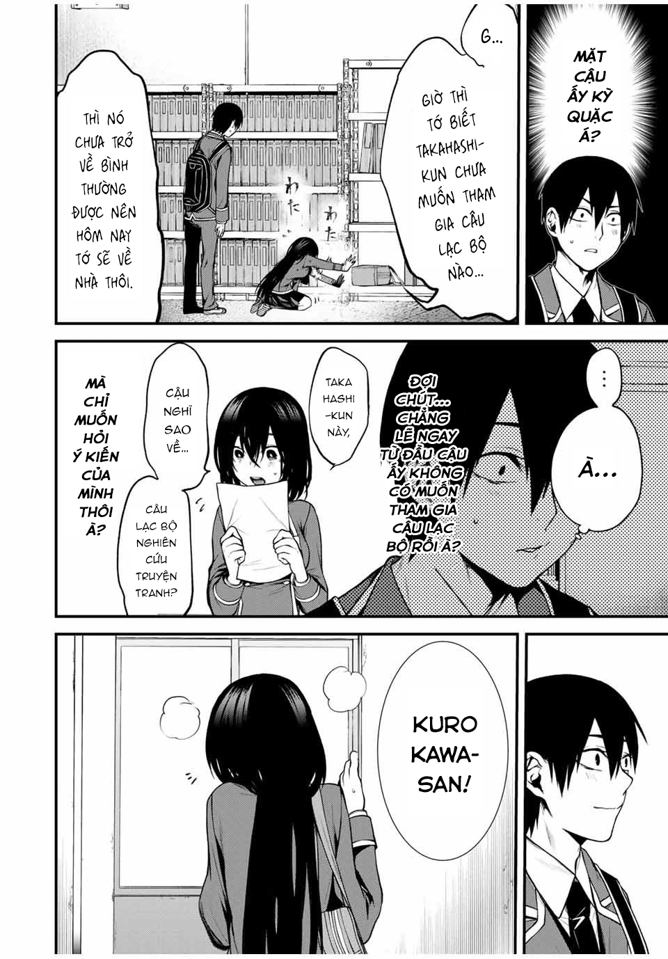 Cô Bạn Bàn Bên Kurokawa Chap 4 - Next Chap 5