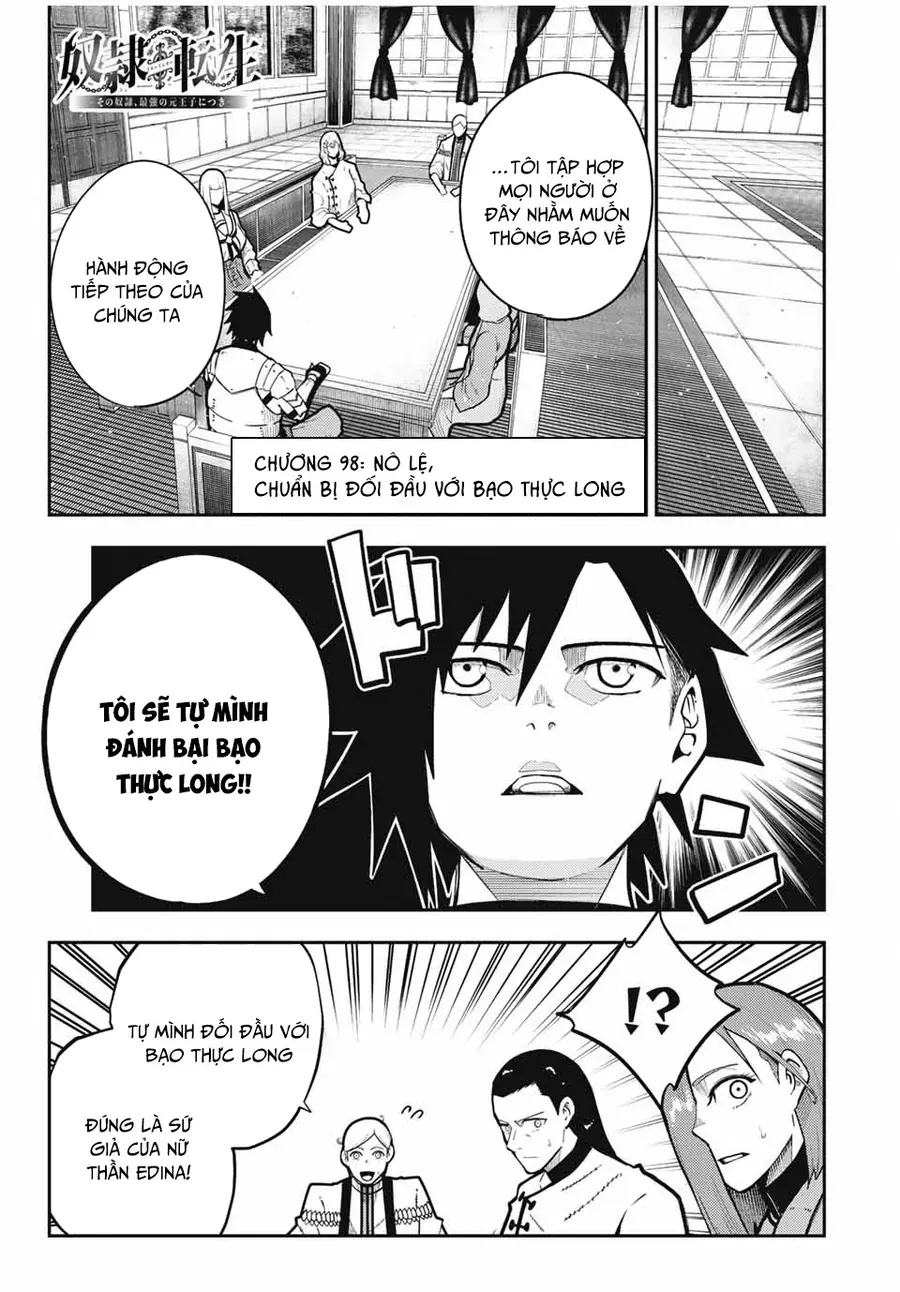 Dorei Tensei: Sono Dorei, Saikyou No Moto Ouji Ni Tsuki Chap 98 - Next Chap 99