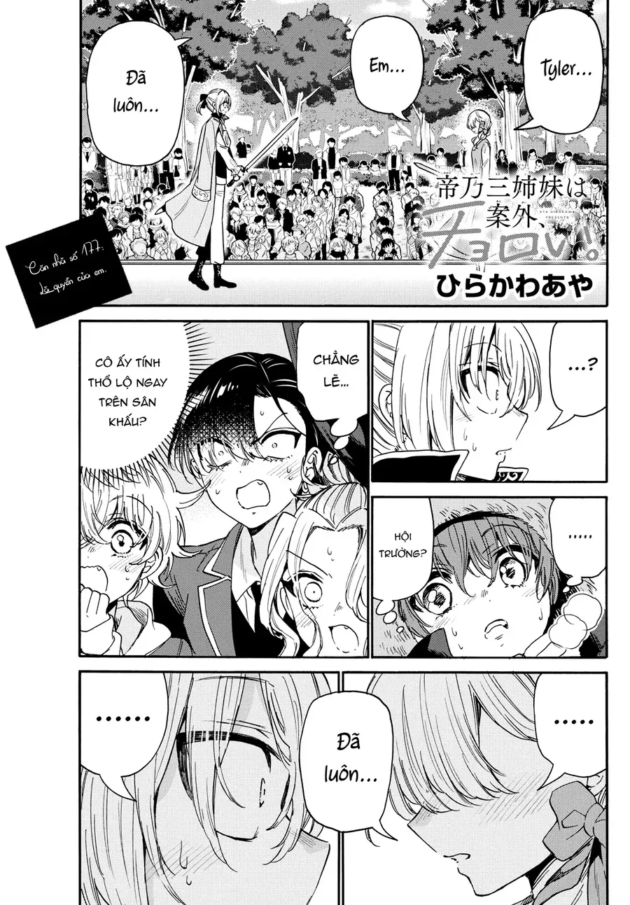 Ba Chị Em Nhà Mikadono Dễ Đối Phó Thật Đấy Chap 177 - Next Chap 178