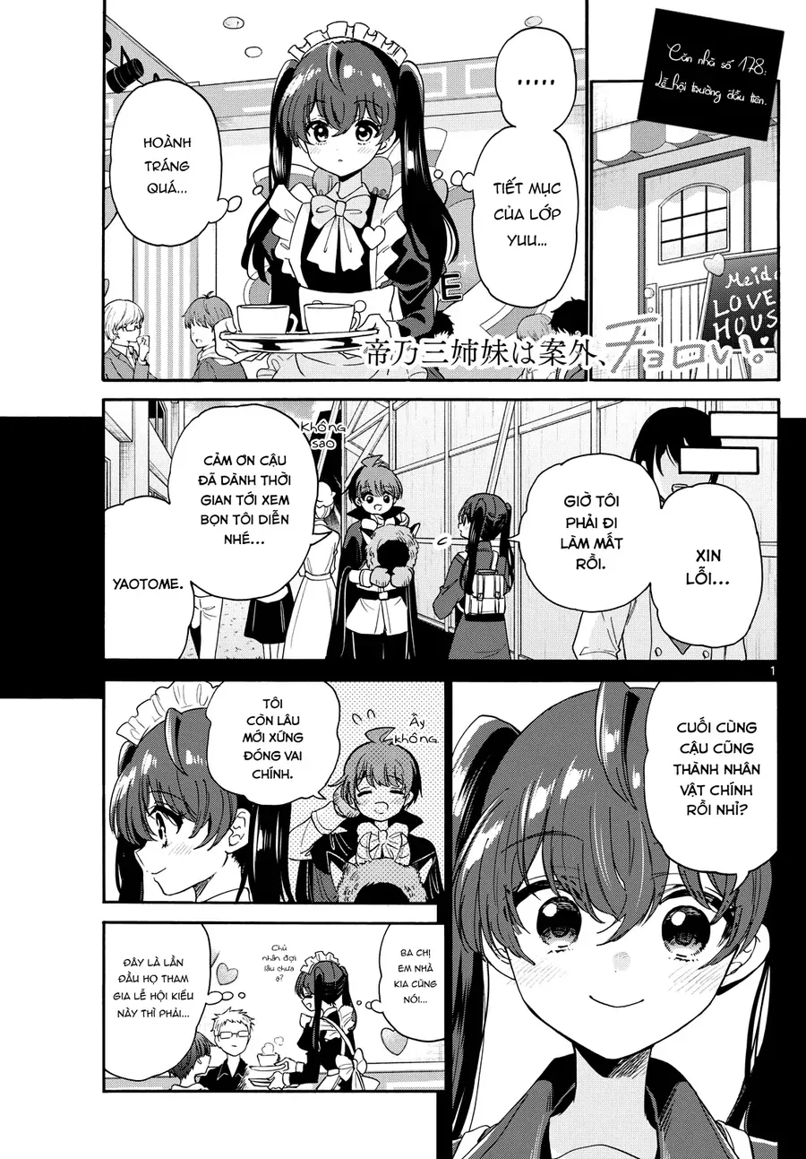 Ba Chị Em Nhà Mikadono Dễ Đối Phó Thật Đấy Chap 178 - Next Chap 179