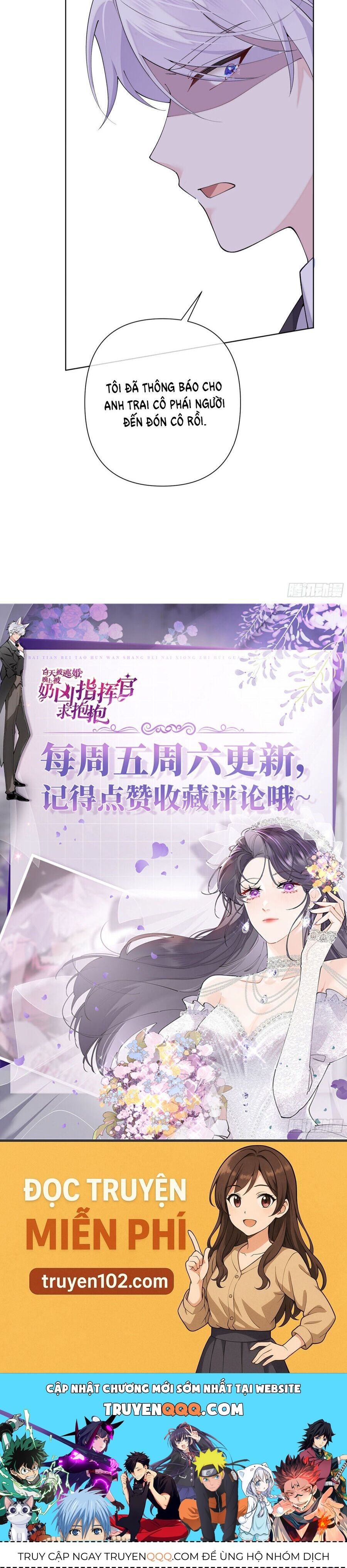 Ban ngày bị hủy hôn, buổi tối bị chỉ huy vừa đáng yêu vừa hung dữ đòi ôm. Chap 128 - Next Chap 129