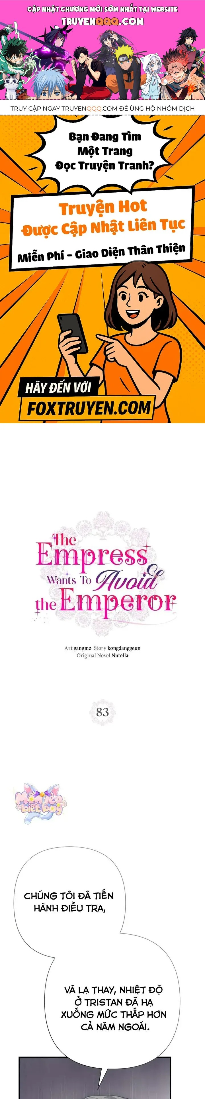 Tuy Là Hoàng Hậu, Nhưng Tôi Muốn Né Hoàng Đế Chap 83 - Next Chap 84