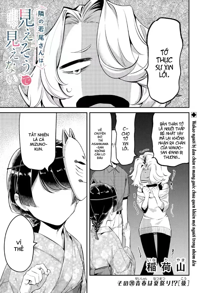 Cô Bạn Wakao-San Bàn Bên Có Vẻ Nhìn Thấy Gương Mặt Của Tôi Nhưng Tôi Thì Không Chap 20 - Next Chap 21