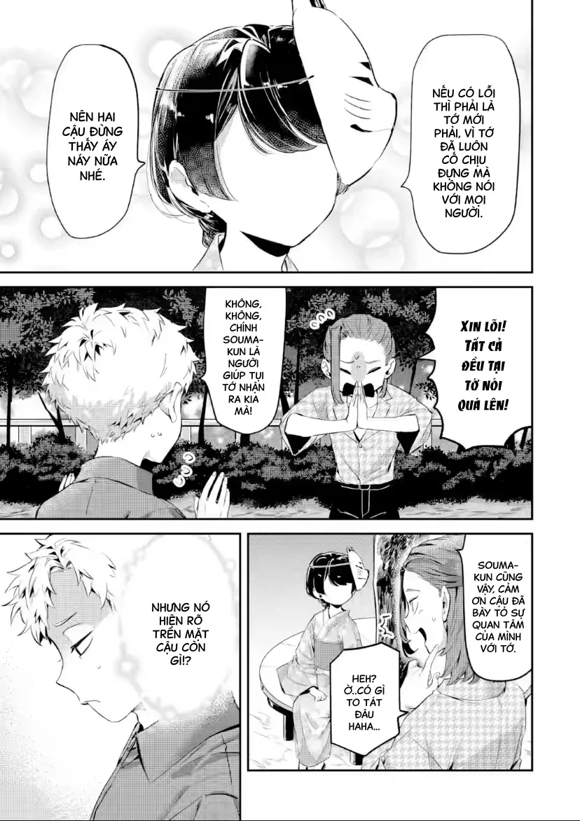 Cô Bạn Wakao-San Bàn Bên Có Vẻ Nhìn Thấy Gương Mặt Của Tôi Nhưng Tôi Thì Không Chap 20 - Next Chap 21