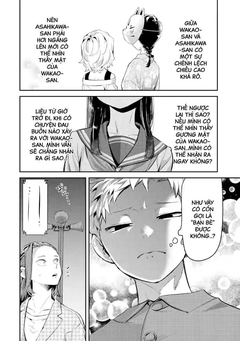 Cô Bạn Wakao-San Bàn Bên Có Vẻ Nhìn Thấy Gương Mặt Của Tôi Nhưng Tôi Thì Không Chap 20 - Next Chap 21