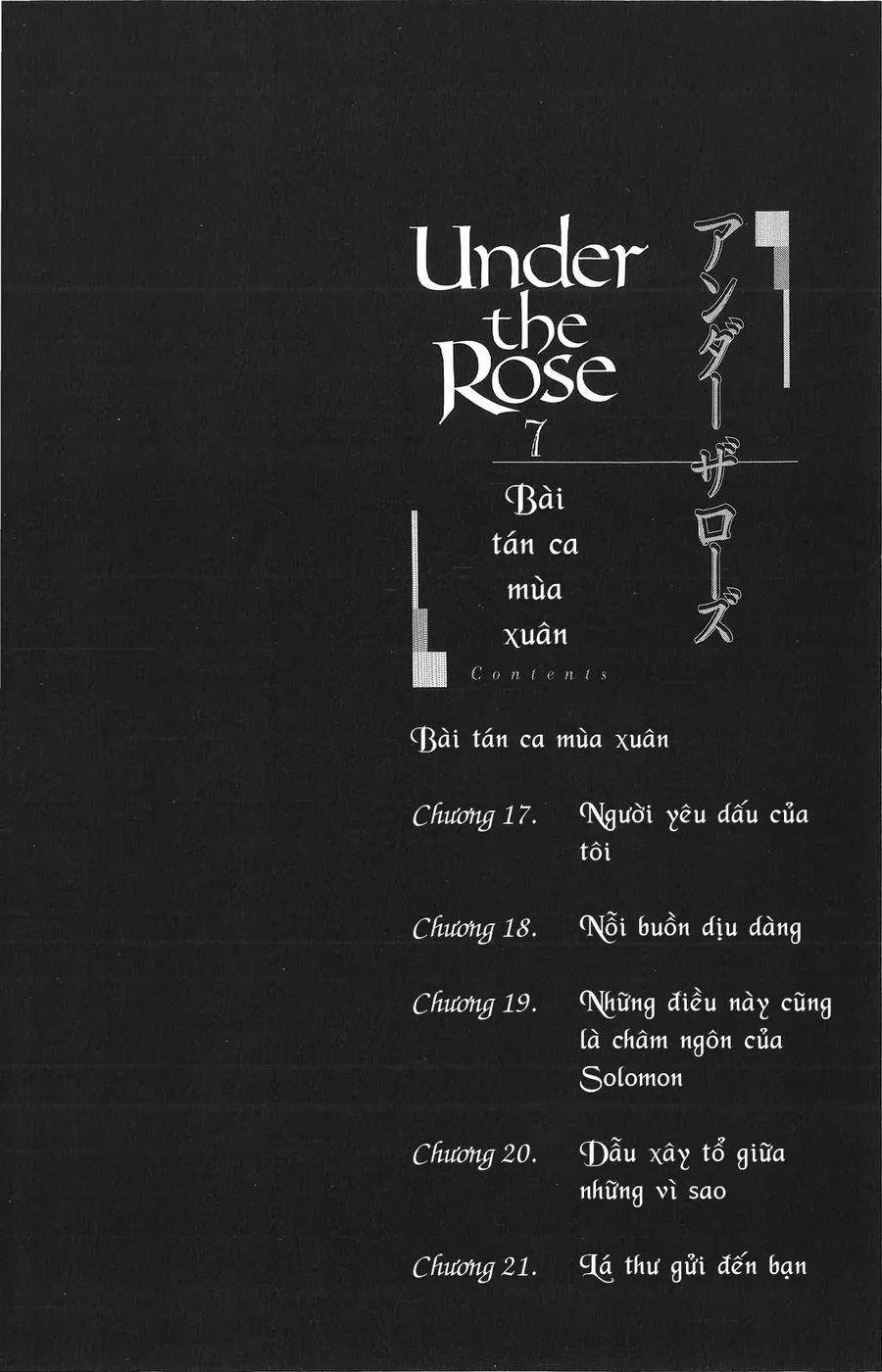 Under The Rose - Phần Truyện Mùa Xuân Chap 17 - Next Chap 18