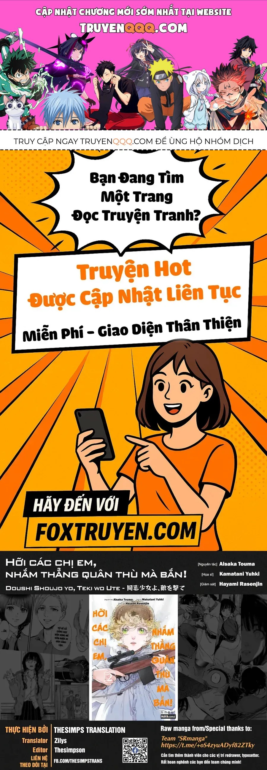 Hỡi Các Chị Em, Nhắm Thẳng Quân Thù Mà Bắn. Chap 9 - Next Chap 10