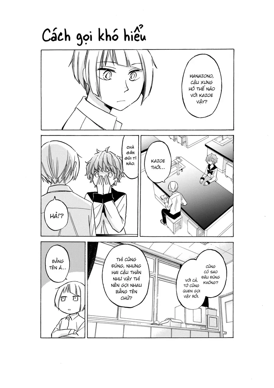 Những Cuộc Gặp Gỡ Kỳ Lạ Sau Giờ Học Của Hanazono Và Kazoe Chap 32 - Next Chap 33