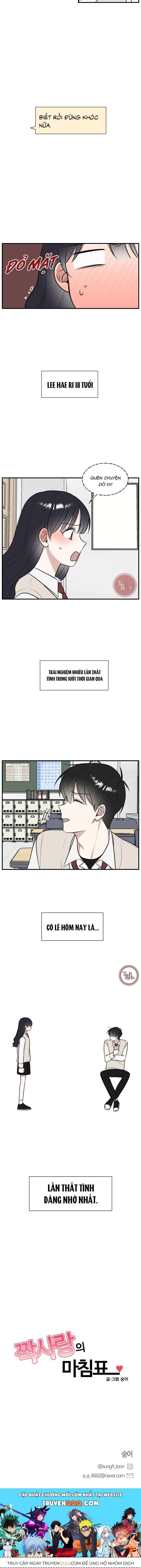 Dấu Chấm Hết Cho Tình Đơn Phương Chap 1 - Next Chap 2