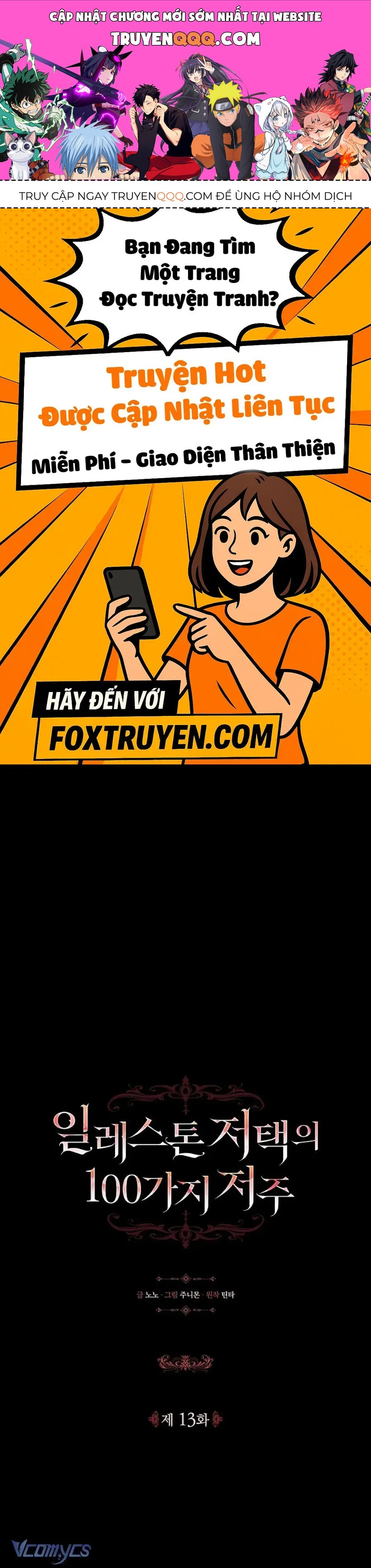 100 Lời Nguyền Tại Dinh Thự Illestone Chap 13 - Next Chap 14