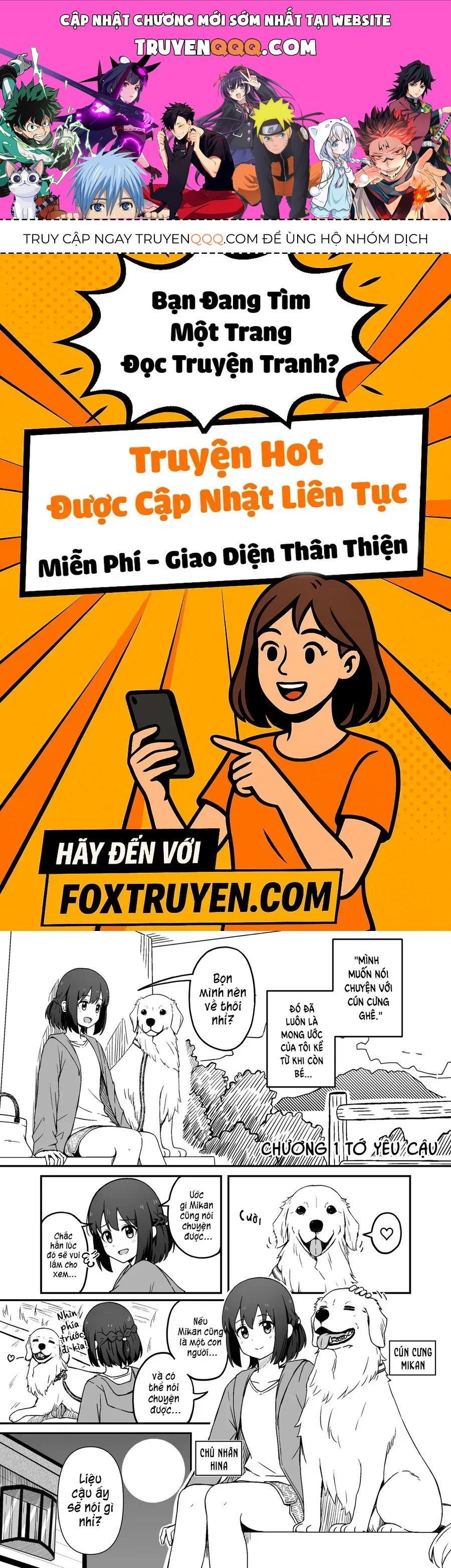 Chuyện Về Cô Cún Cưng Hóa Thành Người Chap 1 - Next Chap 2