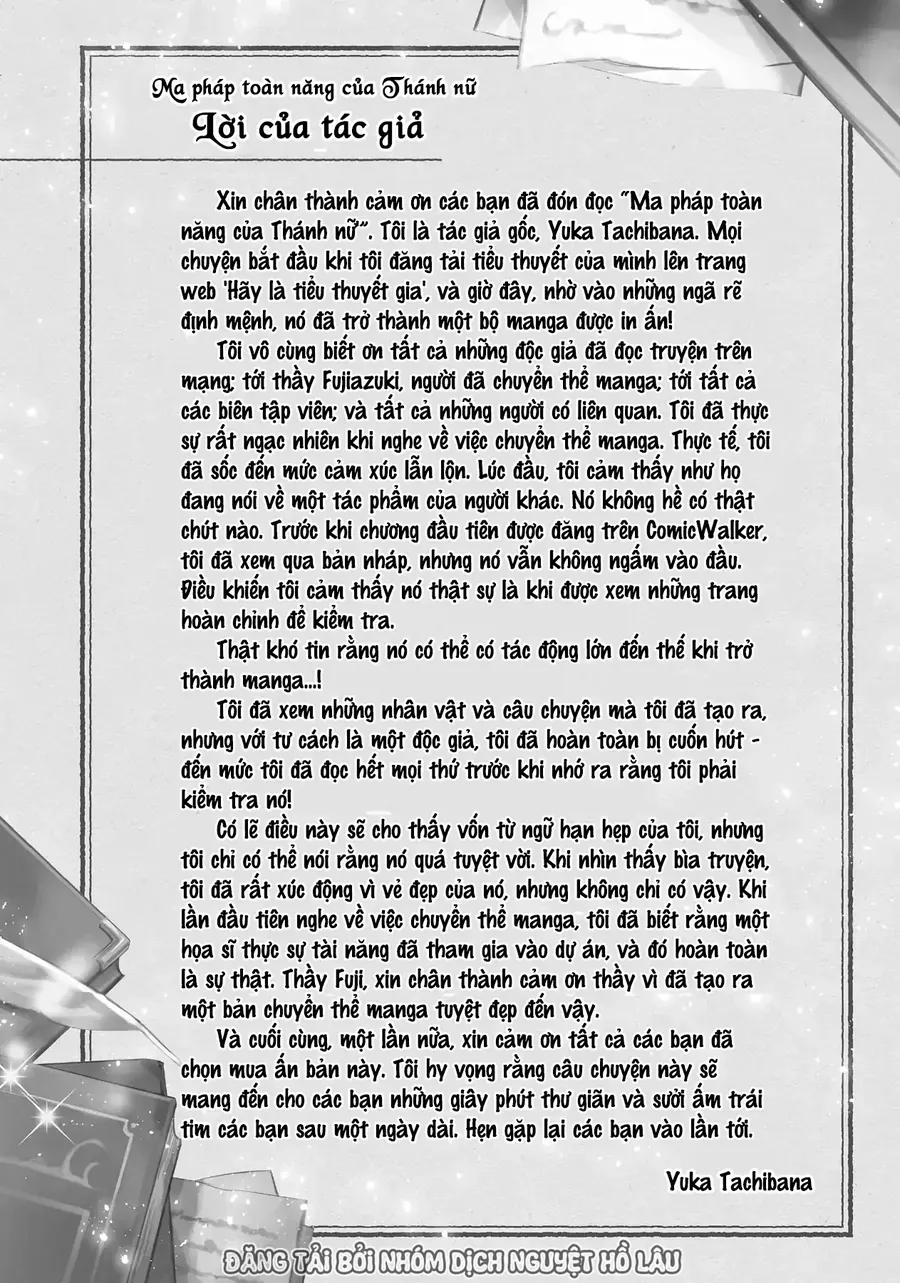 Ma Pháp Toàn Năng Của Thánh Nữ Chap 4.5 - Next Chap 5.5