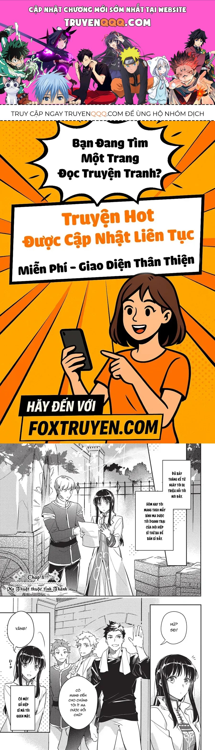 Ma Pháp Toàn Năng Của Thánh Nữ Chap 8 - Next Chap 9