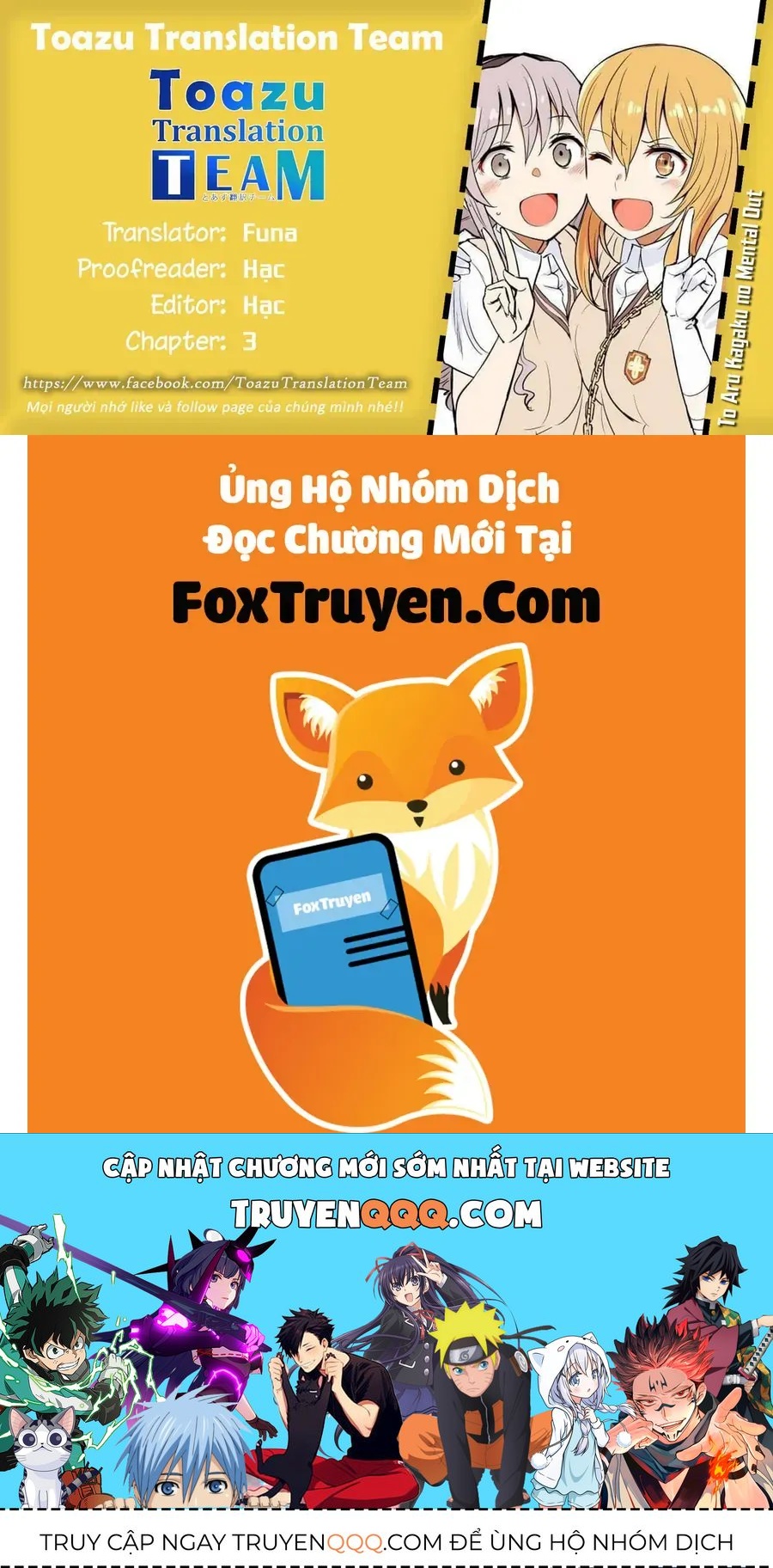 Toaru Majutsu No Index Gaiden - Toaru Kagaku No Mental Out Chap 3 - Next Chap 4