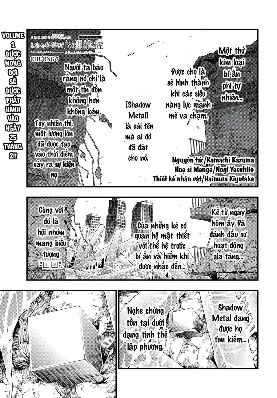 Toaru Majutsu No Index Gaiden - Toaru Kagaku No Mental Out Chap 7 - Next Chap 8