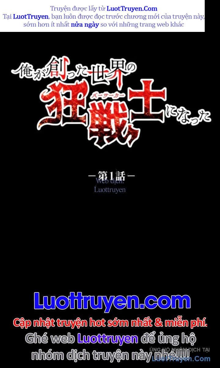 Trở Thành Cuồng Nhân Ở Chính Thế Giới Mà Mình Tạo Ra Chap 1 - Next Chap 2