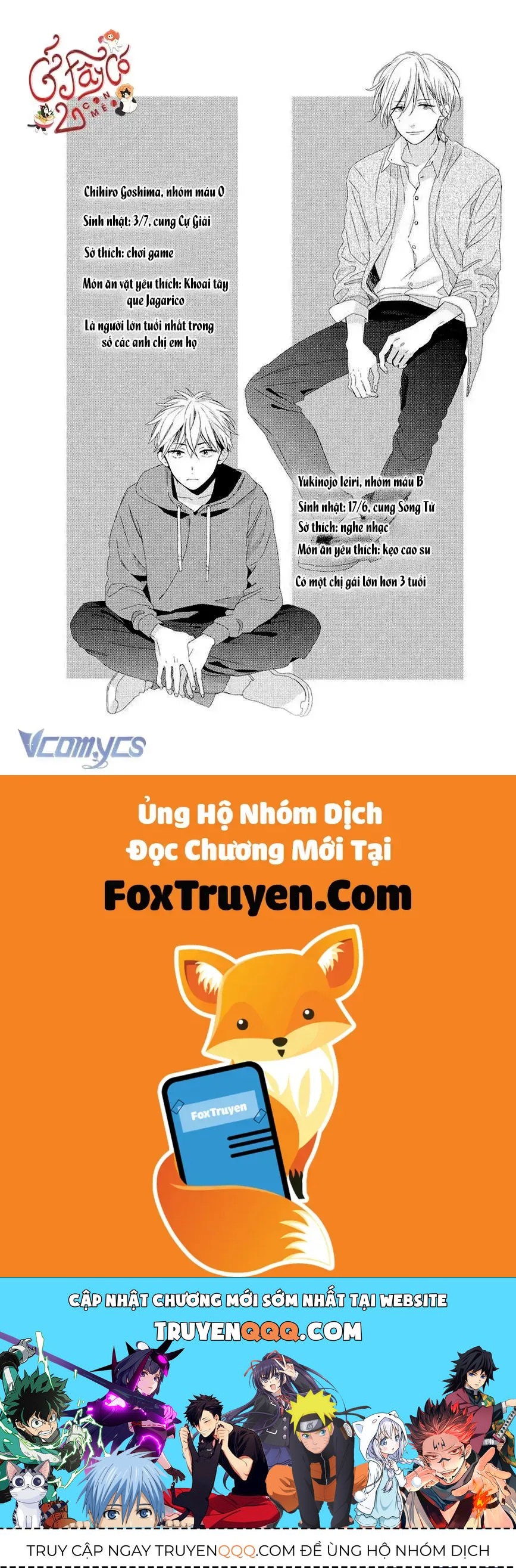 Những Chàng Trai Ngọt Ngào Chap 1 - Next Chap 2