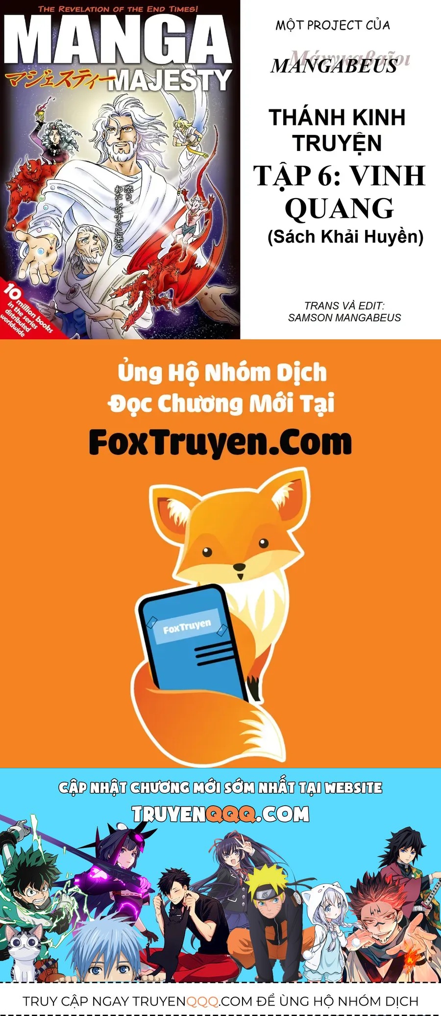 Thánh Kinh Truyện - Đấng Cứu Thế Chap 39 - Next Chap 40