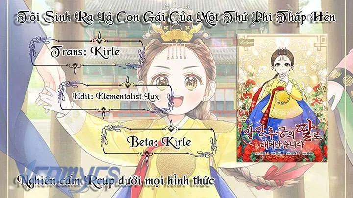Tôi Sinh Ra Là Con Gái Của Một Thứ Phi Thấp Hèn Chap 58 - Next Chap 59