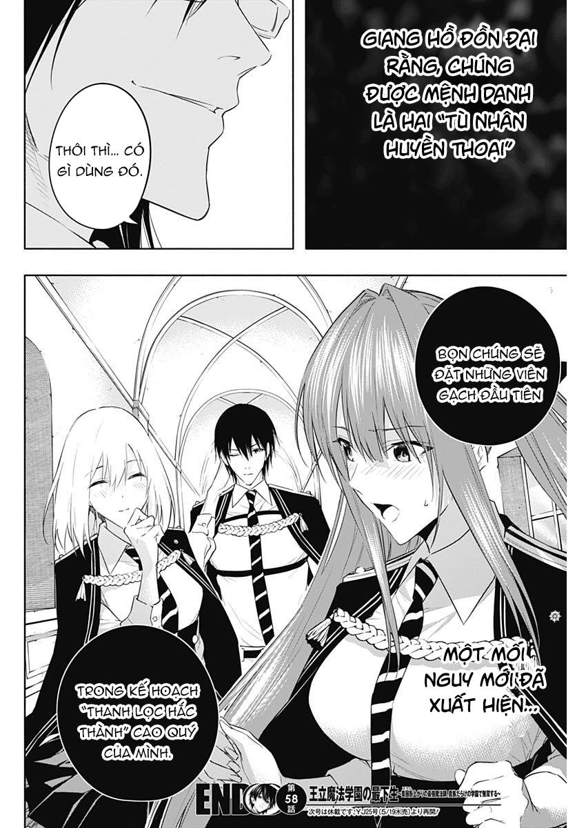 Từ Phù Thủy Mạnh Nhất Khu Ổ Chuột Đến Vô Song Tại Học Viện Pháp Thuật Hoàng Gia Chap 58 - Next Chap 59