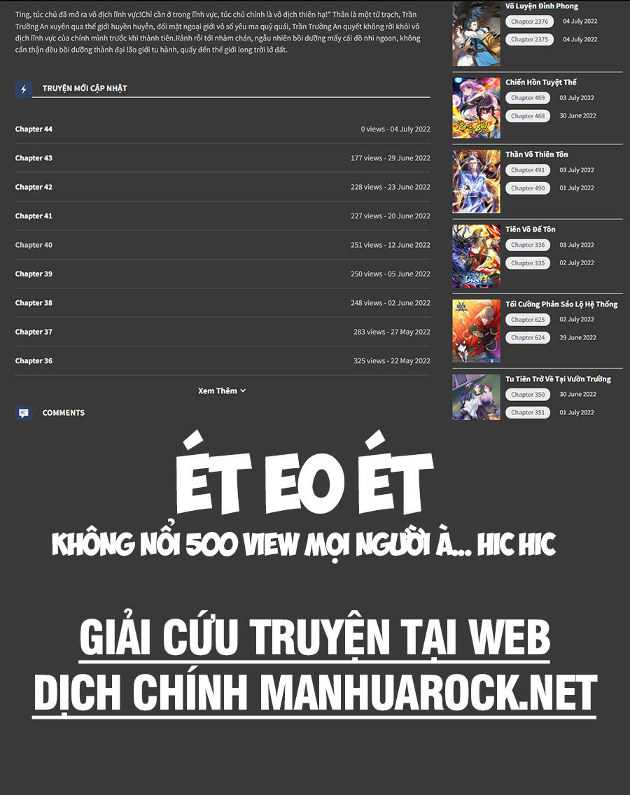 Từ Lúc Bắt Đầu Liền Vô Địch Chap 48 - Next Chap 49