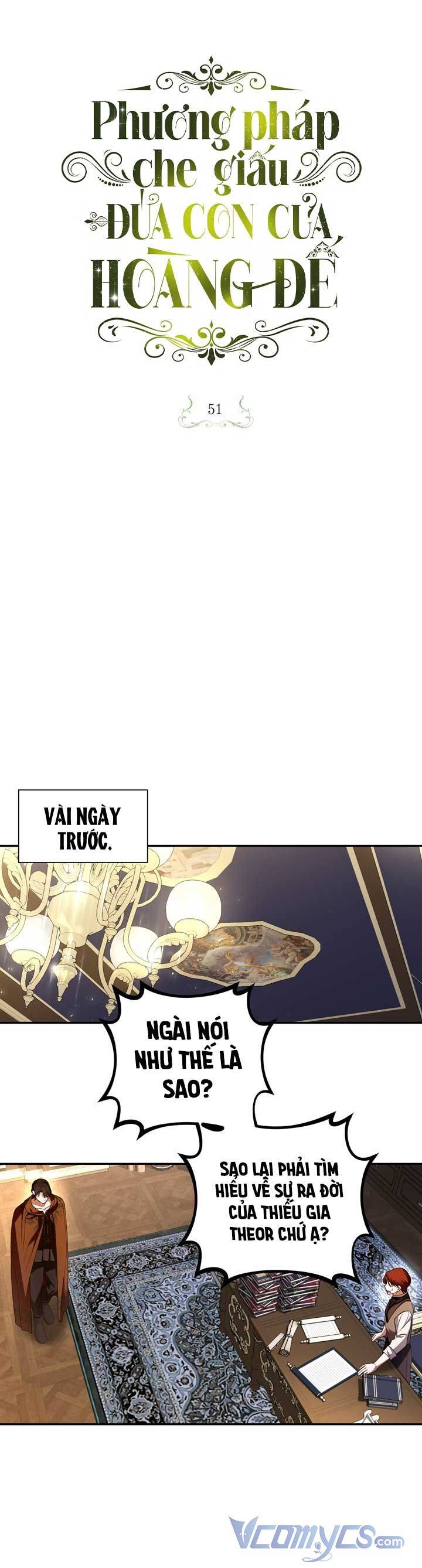Phương Pháp Che Giấu Đứa Con Của Hoàng Đế Chap 51 - Next Chap 52