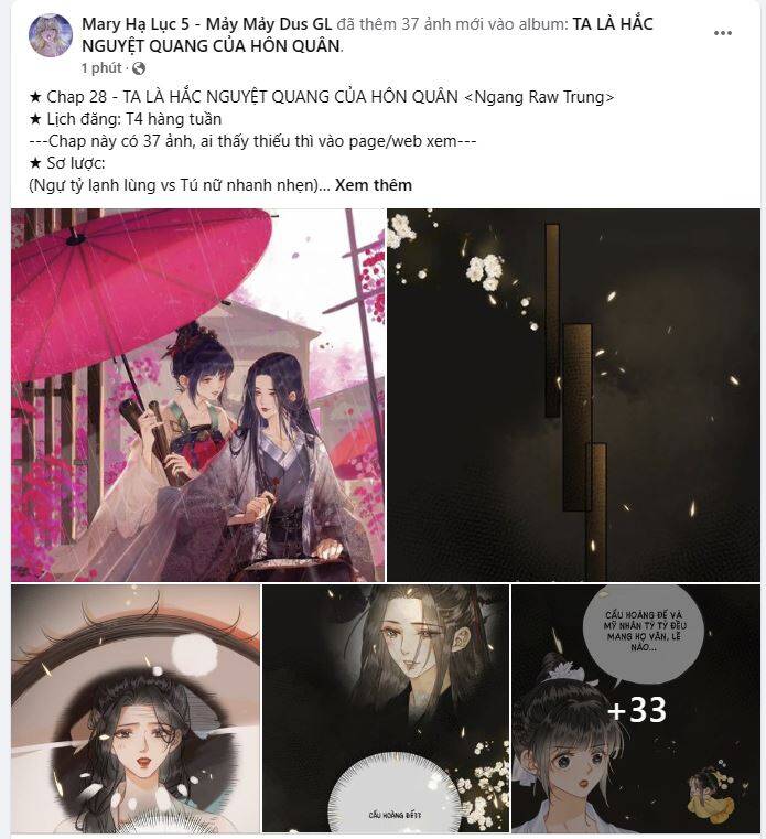 Để Ta Làm Ánh Trăng Đen Của Hôn Quân Chap 28 - Next Chap 29