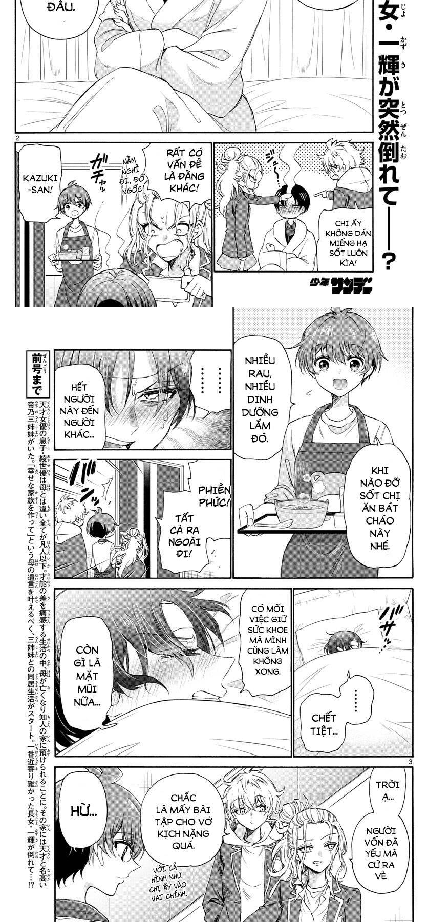 Ba Chị Em Nhà Mikadono Dễ Đối Phó Thật Đấy Chap 5 - Next Chap 6