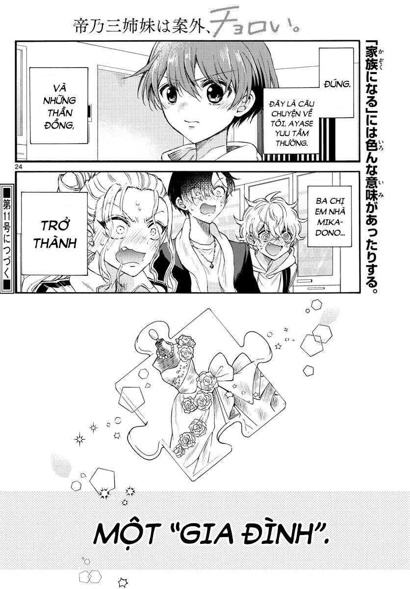 Ba Chị Em Nhà Mikadono Dễ Đối Phó Thật Đấy Chap 6 - Next Chap 7