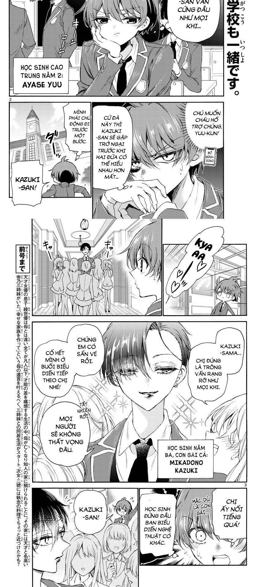 Ba Chị Em Nhà Mikadono Dễ Đối Phó Thật Đấy Chap 4 - Next Chap 5