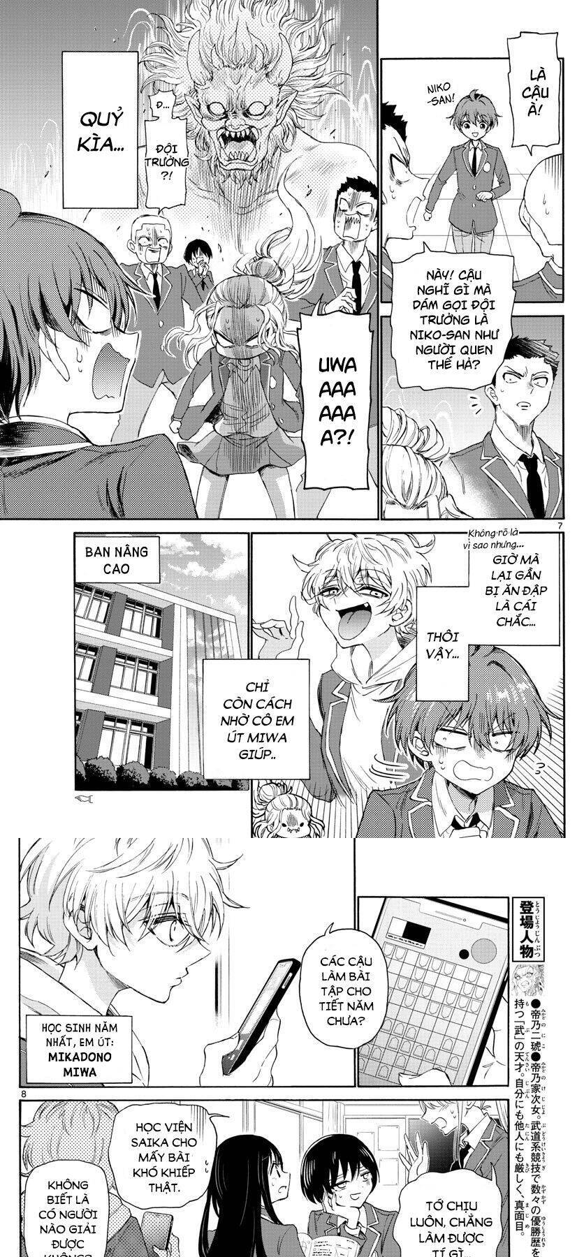 Ba Chị Em Nhà Mikadono Dễ Đối Phó Thật Đấy Chap 4 - Next Chap 5