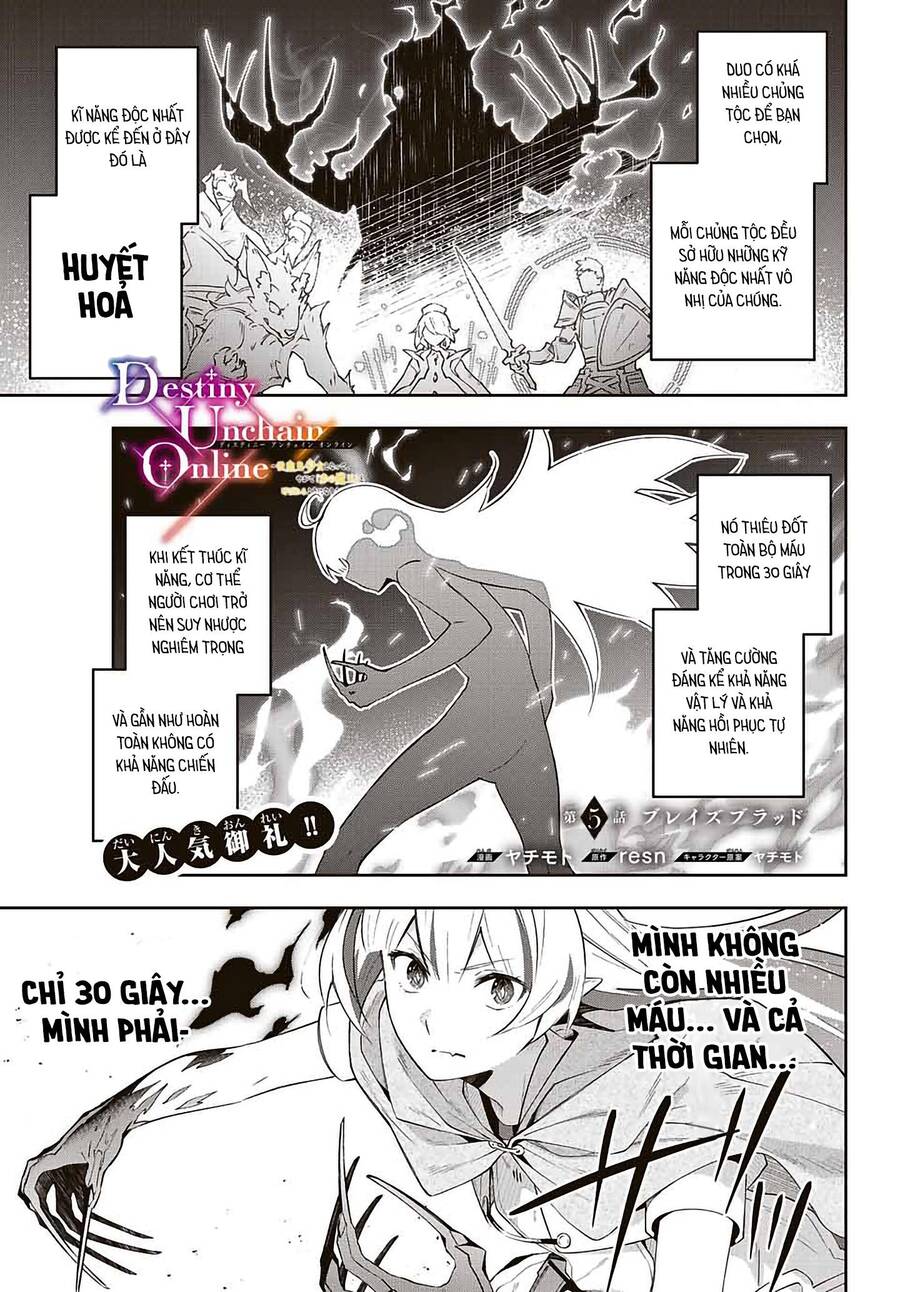 Destiny Unchain Online Chap 5 - Next Chap 6