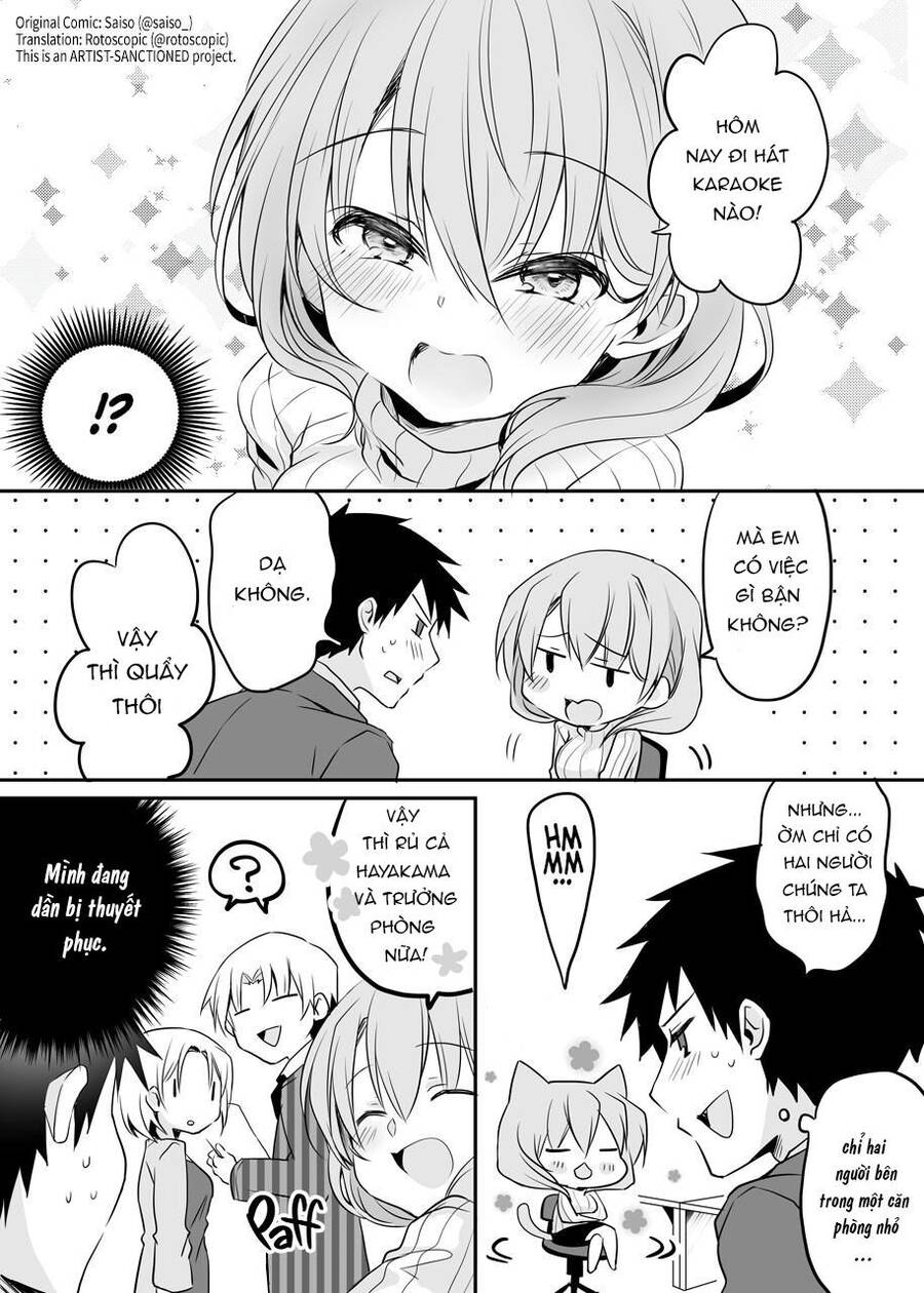 Câu Chuyện Về Tiền Bối Nhỏ Nhắn Ở Chỗ Làm Của Tôi Chap 34 - Next Chap 35