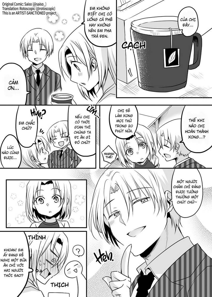 Câu Chuyện Về Tiền Bối Nhỏ Nhắn Ở Chỗ Làm Của Tôi Chap 34 - Next Chap 35