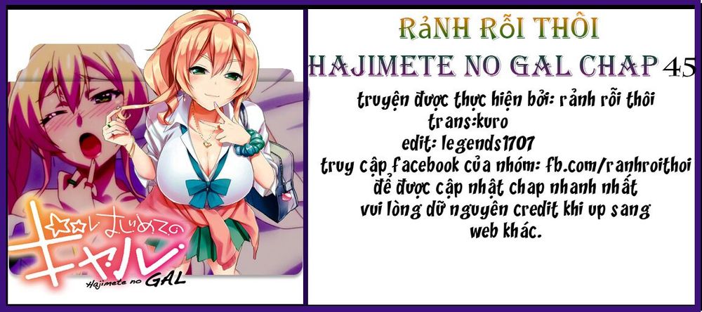 Lần Đầu Với Gal Chap 45 - Next Chap 46