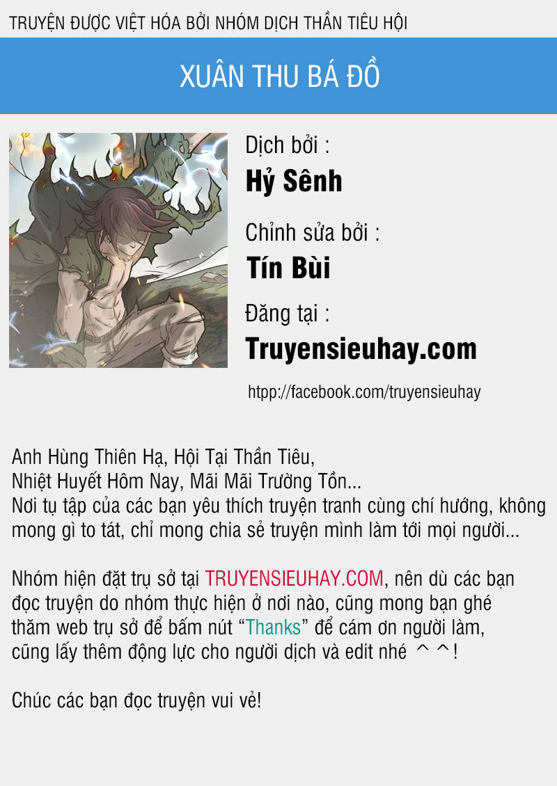 Xuân Thu Bá Đồ Chap 20 - Next Chap 21