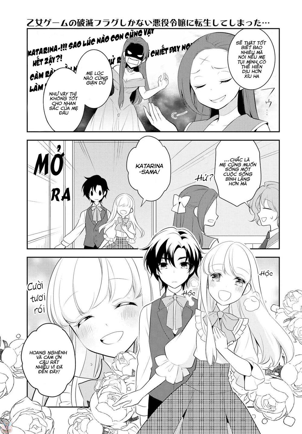 Sau Khi Được Tái Sinh, Tôi Bị Kéo Vào Game Otome Với Vai Trò Nữ Ác Nhân Và Bị Gắn Toàn Flag Đen... Chap 6 - Next Chap 7