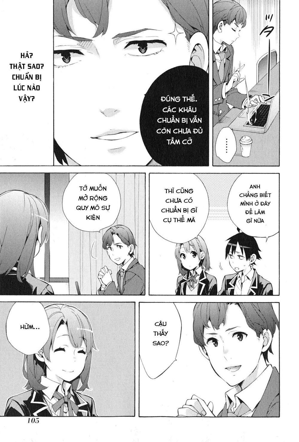 Chuyện Tình Thanh Xuân Bi Hài Của Tôi Quả Nhiên Là Sai Lầm Chap 36 - Next Chap 37