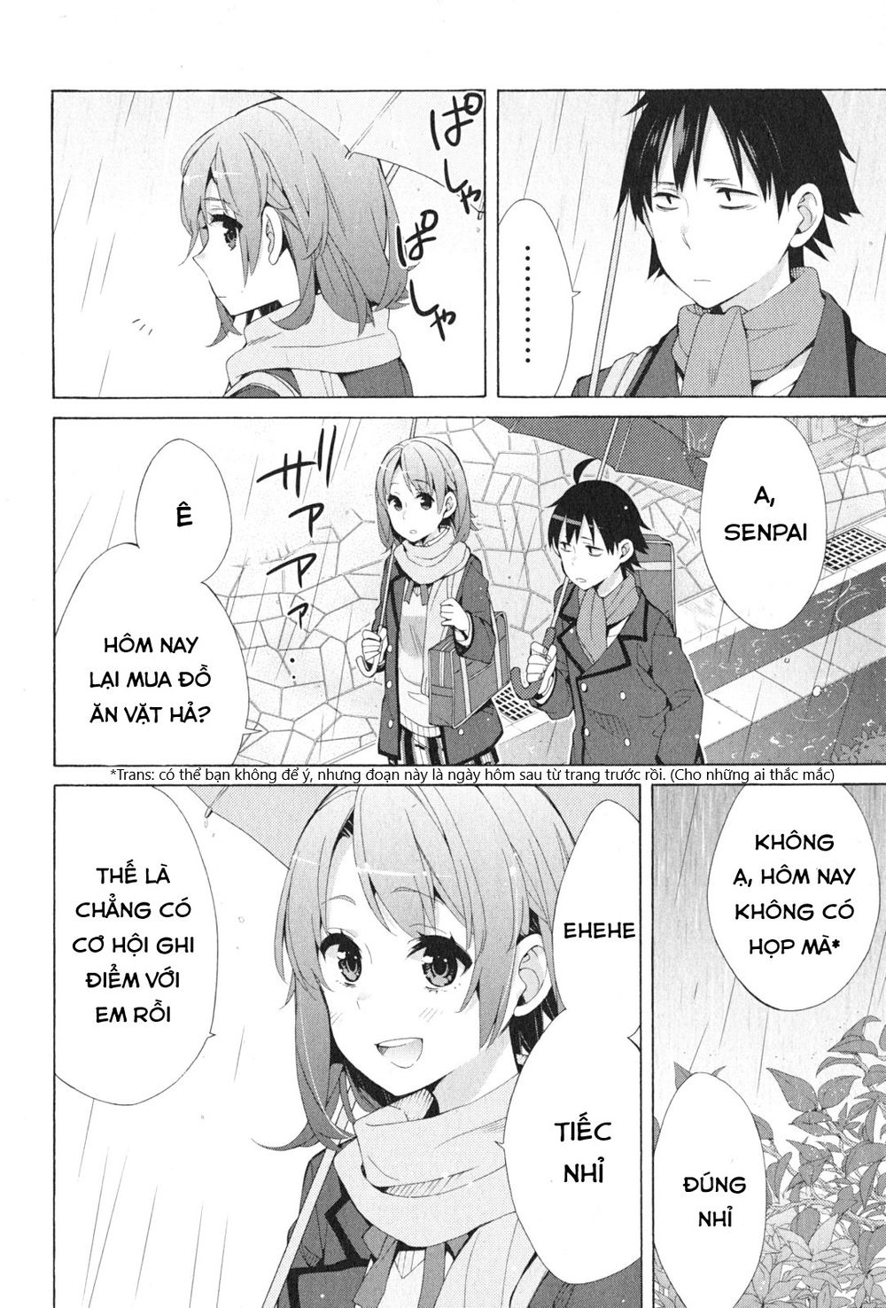 Chuyện Tình Thanh Xuân Bi Hài Của Tôi Quả Nhiên Là Sai Lầm Chap 37 - Next Chap 38