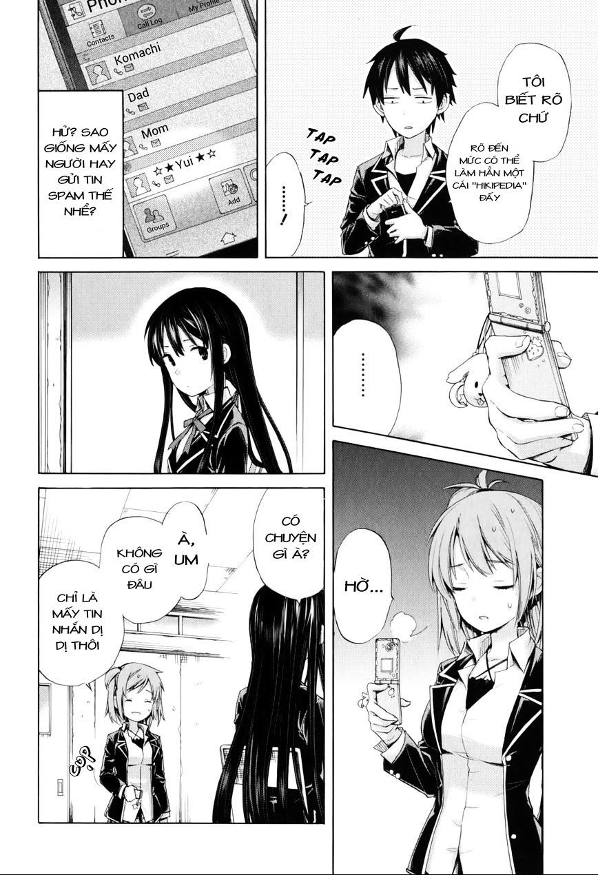 Chuyện Tình Thanh Xuân Bi Hài Của Tôi Quả Nhiên Là Sai Lầm Chap 8 - Next Chap 9