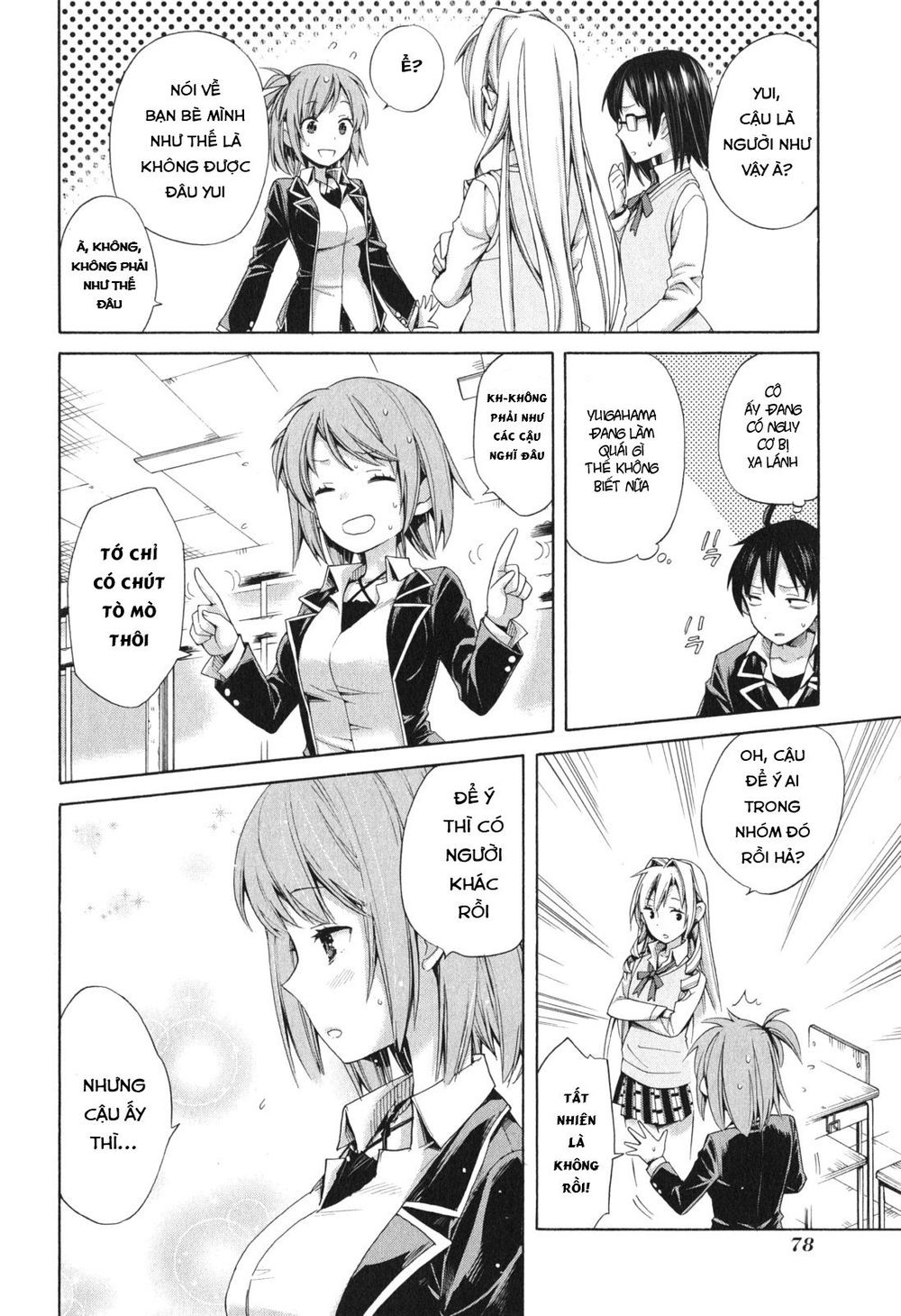 Chuyện Tình Thanh Xuân Bi Hài Của Tôi Quả Nhiên Là Sai Lầm Chap 9 - Next Chap 10