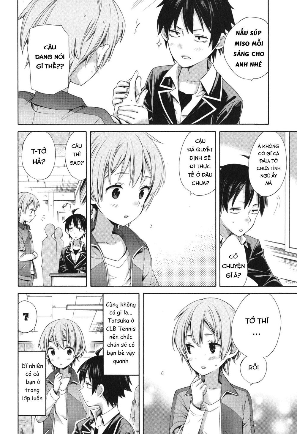 Chuyện Tình Thanh Xuân Bi Hài Của Tôi Quả Nhiên Là Sai Lầm Chap 9 - Next Chap 10