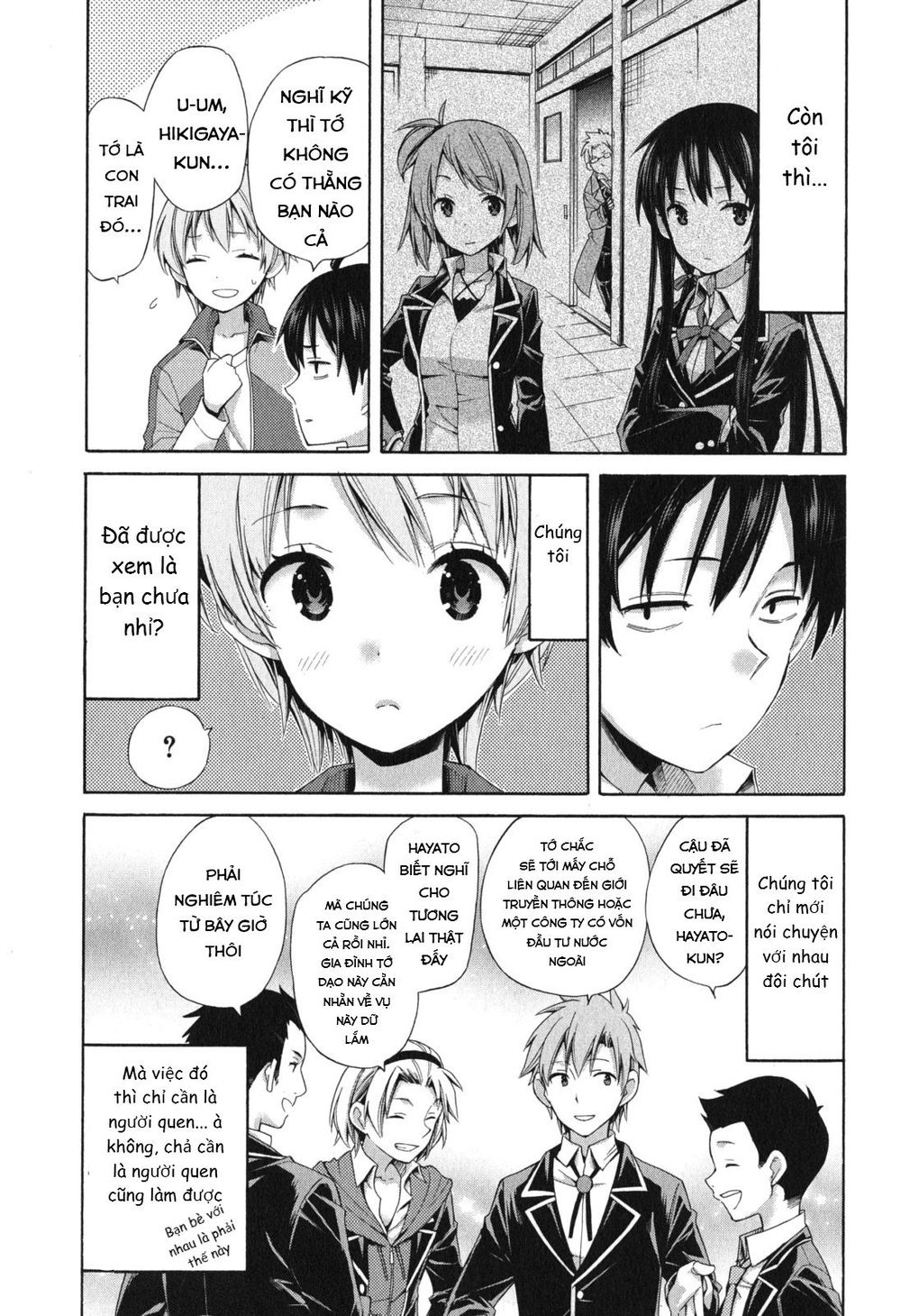 Chuyện Tình Thanh Xuân Bi Hài Của Tôi Quả Nhiên Là Sai Lầm Chap 9 - Next Chap 10