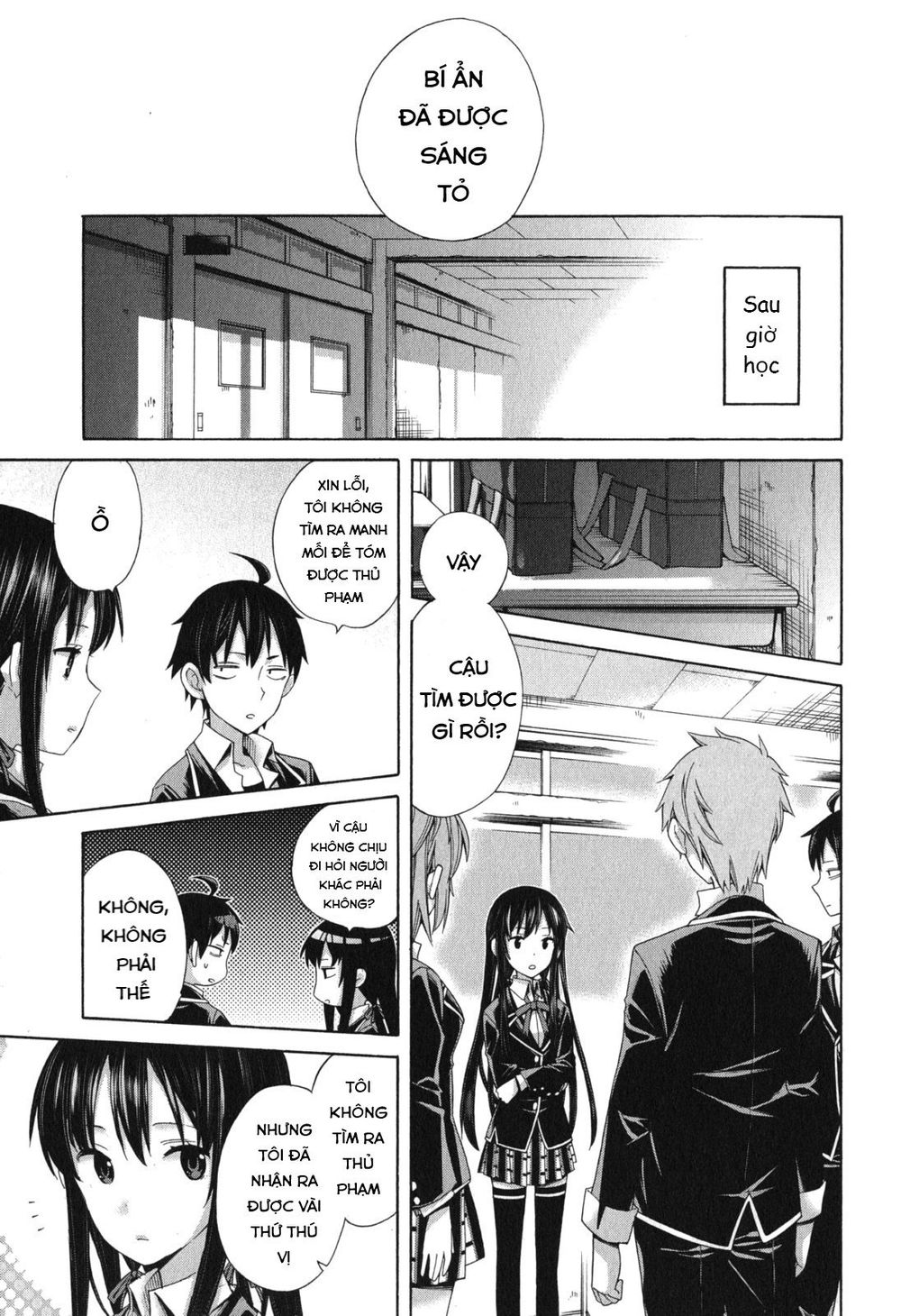Chuyện Tình Thanh Xuân Bi Hài Của Tôi Quả Nhiên Là Sai Lầm Chap 9 - Next Chap 10