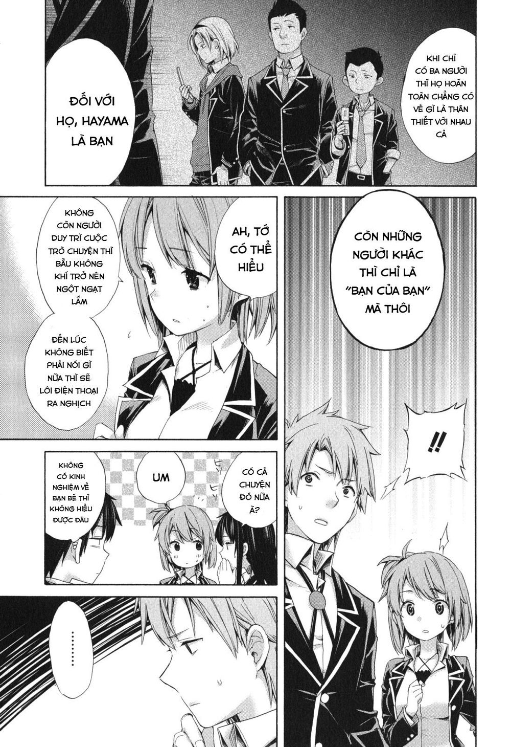 Chuyện Tình Thanh Xuân Bi Hài Của Tôi Quả Nhiên Là Sai Lầm Chap 9 - Next Chap 10