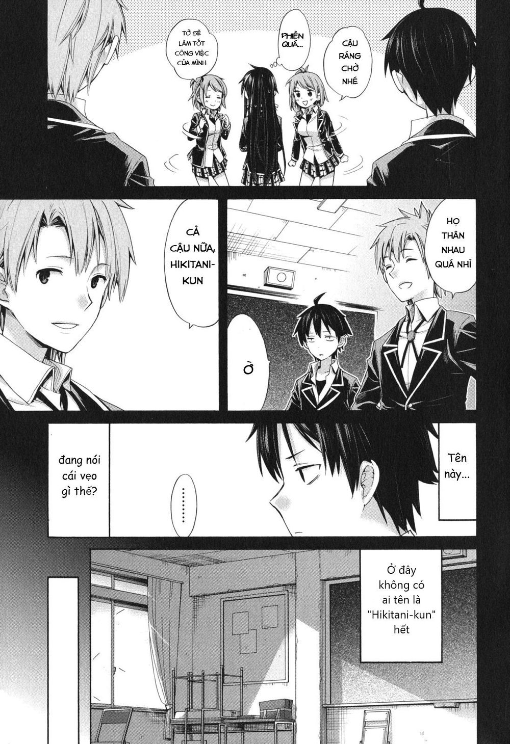 Chuyện Tình Thanh Xuân Bi Hài Của Tôi Quả Nhiên Là Sai Lầm Chap 9 - Next Chap 10